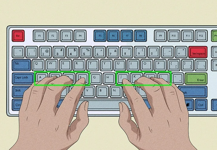 Resting position diagram